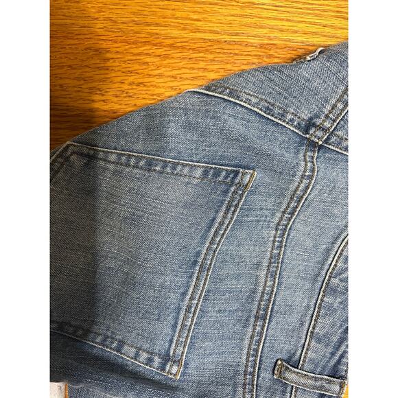 For the Republic Denim straight leg raw hem very embellished jeans size 4/26 - Picture 4 of 5